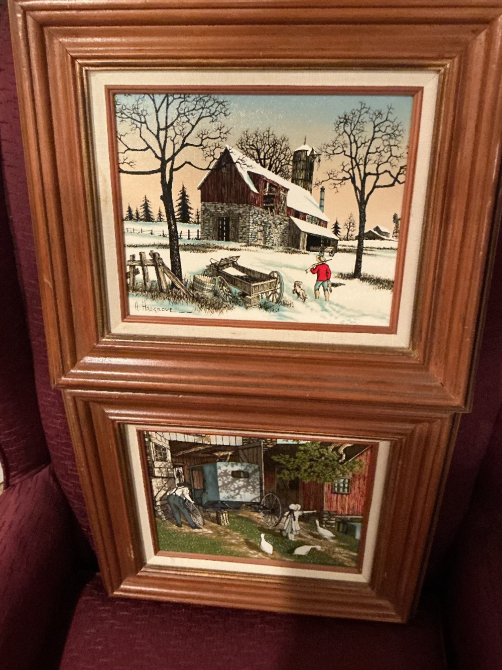 Qty. 2 Signed “Hargrove” paintings